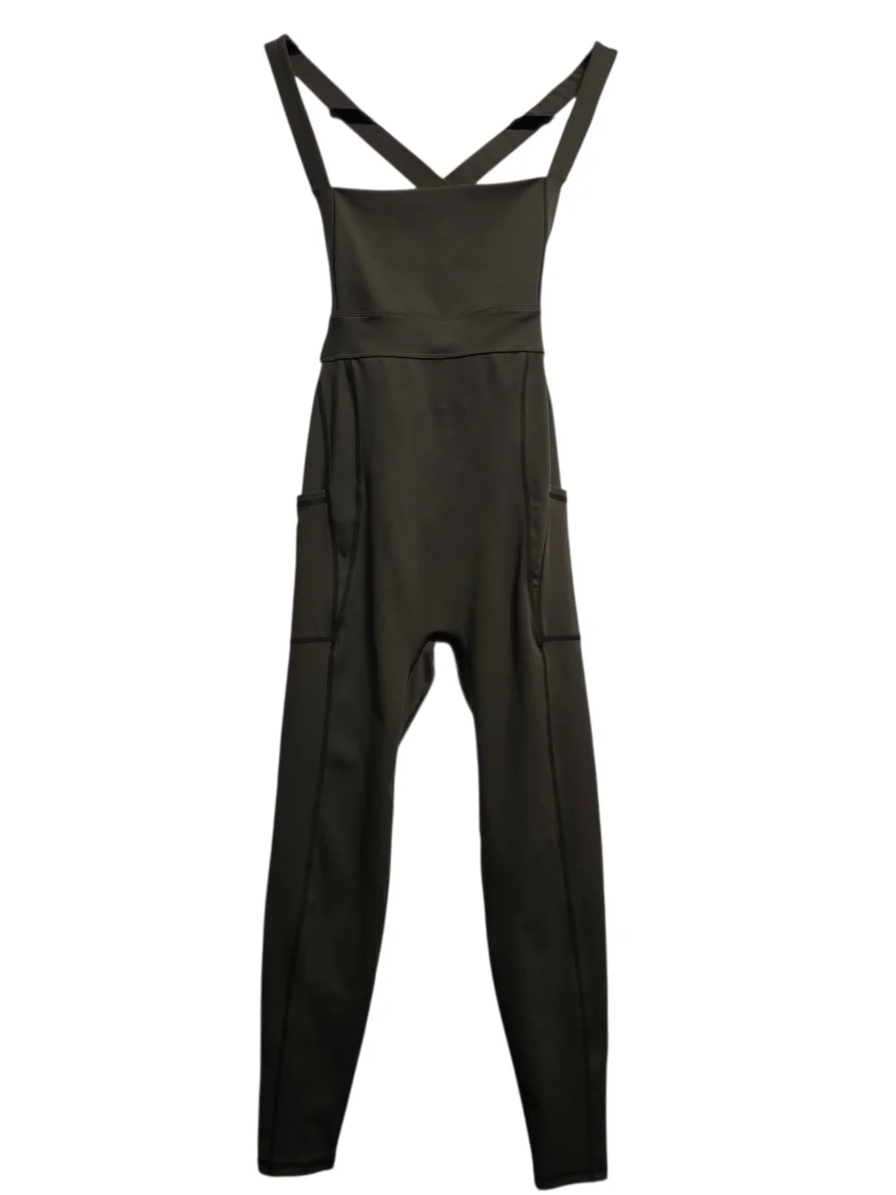 Free People Movement My High Onesie Gray XS Jumpsuit Yoga Athleisure Bodysuit